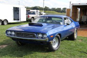 Blue CHALLENGER Drag Car